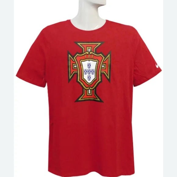 Nike Portugal Crest Soccer Athletic Tee Shirt Size XL - Picture 2 of 5